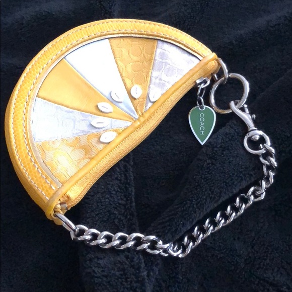 Coach Handbags - Coach RARE Limited Ed. Lemon Wedge Coin Bag/Purse
